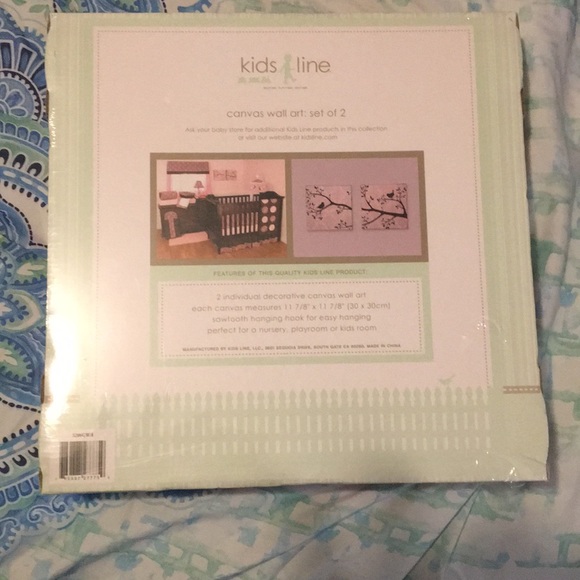 Canvas wall art pink/brown - Picture 2 of 2